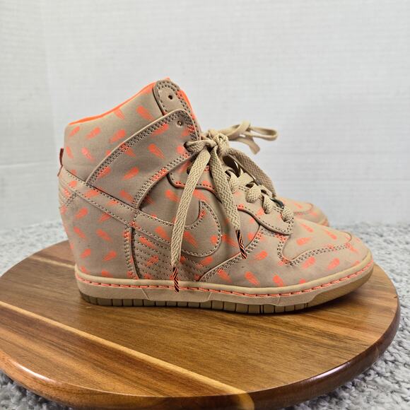 Nike Dunk Sky Hi Black History Month Hidden Wedge Sneakers Womens 6.5 586581-200 - Picture 4 of 16